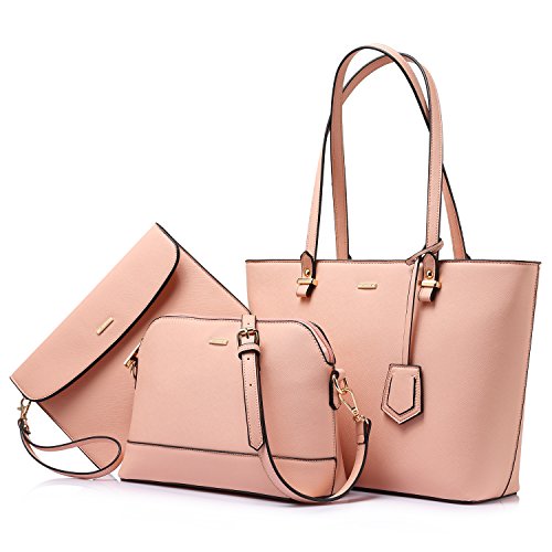 3pcs Handbags Shoulder, Tote, and Satchel