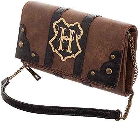 Harry Potter Hogwarts Trunk Inspired Foldover Clutch