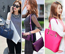 6 Pcs Handbag Set Top Handle Bag, Satchel, Crossbody, Shoulder Bag, Clutch, Coin Purse