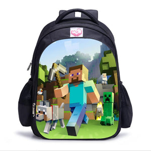 MineCraft Cartoon Backpack