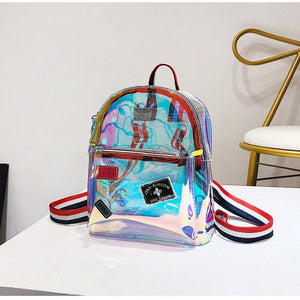 Small Laser Clear Backpack