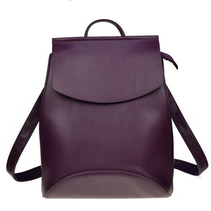 Fashion Women Leather Backpack