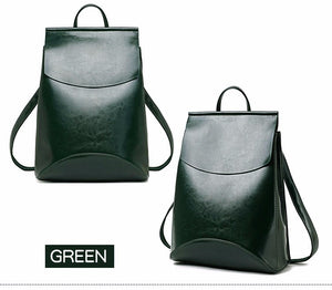 Fashion Women Leather Backpack